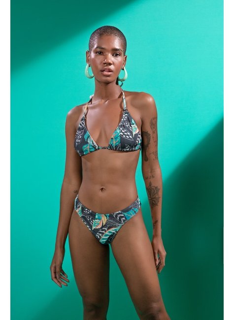 CONJUNTO BIQUÍNI CORTININHA TROPICAL